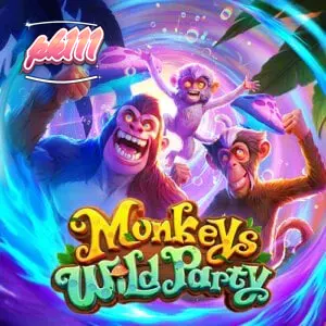 Monkeys Wild Party slot game interface